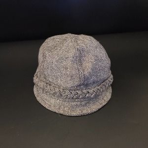 Claire's Women's Herringbone Bakerboy/Newsboy Cap, Size M/L